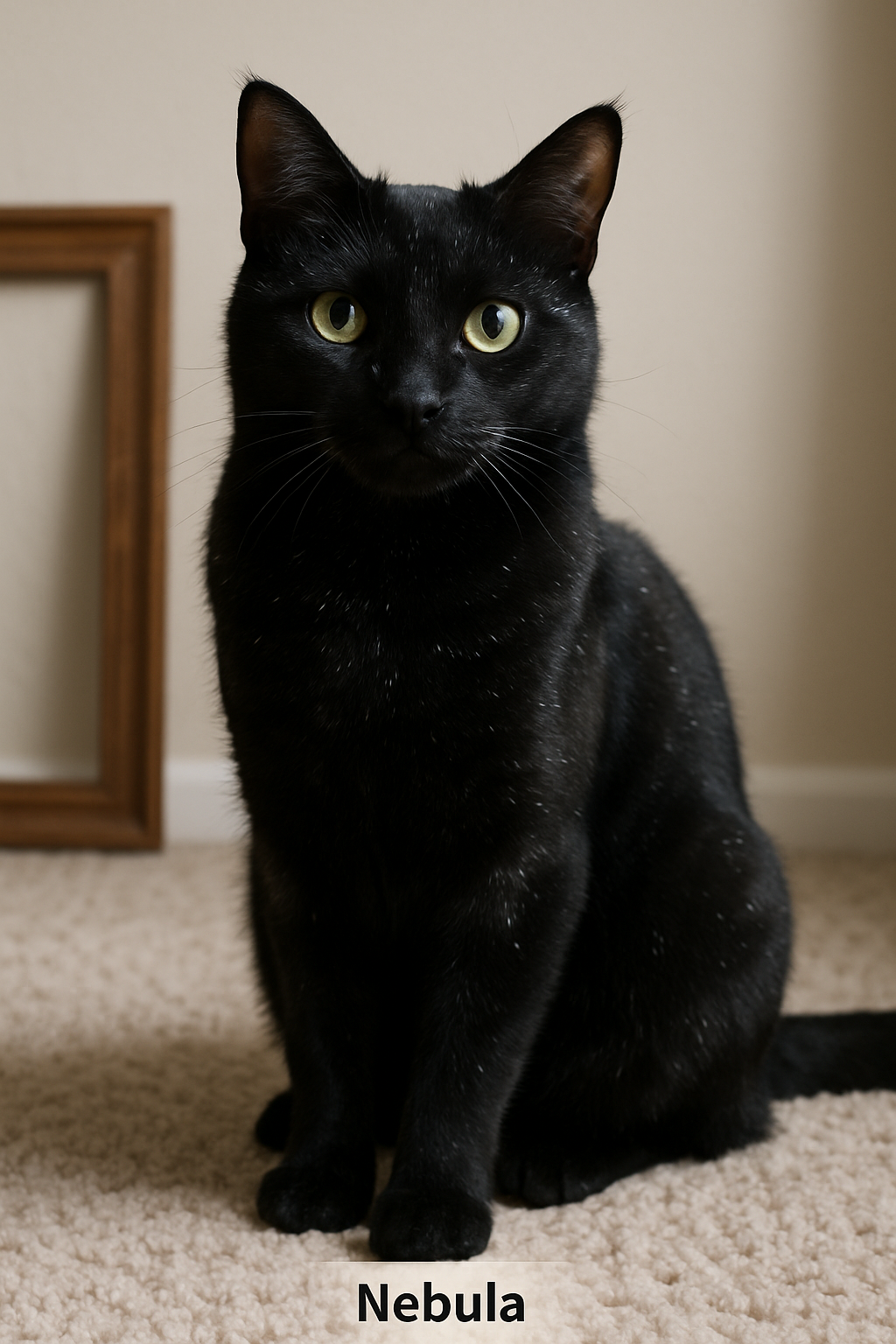 Tiny gray tabby cat with one oversized ear